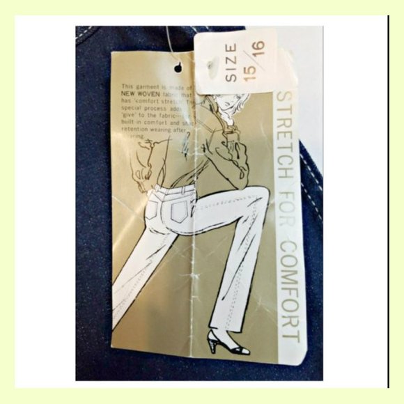 CHANGING SCENE Women's Denim Jeans Flare Stretch Size 15/16 NWT - Picture 9 of 10